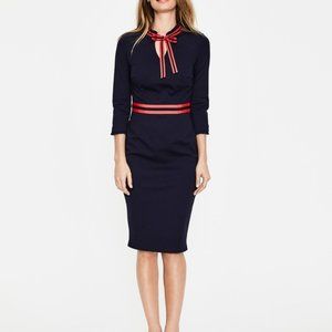 NWT - Boden - Annette Ponte Dress - Navy Blue - Size 2